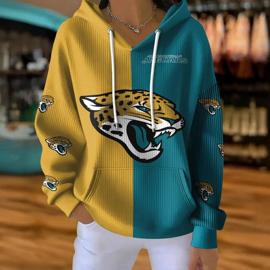 [TOUCHDOWN DEAL] NEW CUSTOMIZED NFL30 JSJ JACKSONVILLE JAGUARS RIBBED HOODIE & SWEATSHIRT