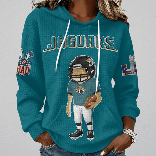 [TOUCHDOWN DEAL] NEW CUSTOMIZED NFL30 JSJ JACKSONVILLE JAGUARS UNISEX HOODED SWEATSHIRT