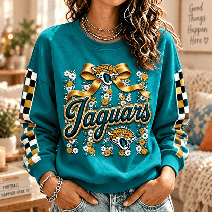 [TOUCHDOWN DEAL] NEW CUSTOMIZED NFL30 JSJ JACKSONVILLE JAGUARS  UNISEX SWEATSHIRT