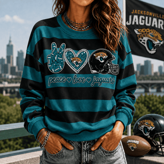 [TOUCHDOWN DEAL] NEW CUSTOMIZED NFL30 JSJ JACKSONVILLE JAGUARS UNISEX SWEATSHIRT