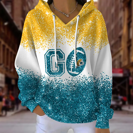 [TOUCHDOWN DEAL] NEW CUSTOMIZED NFL30 JSJ JACKSONVILLE JAGUARS RIBBED HOODIE & SWEATSHIRT