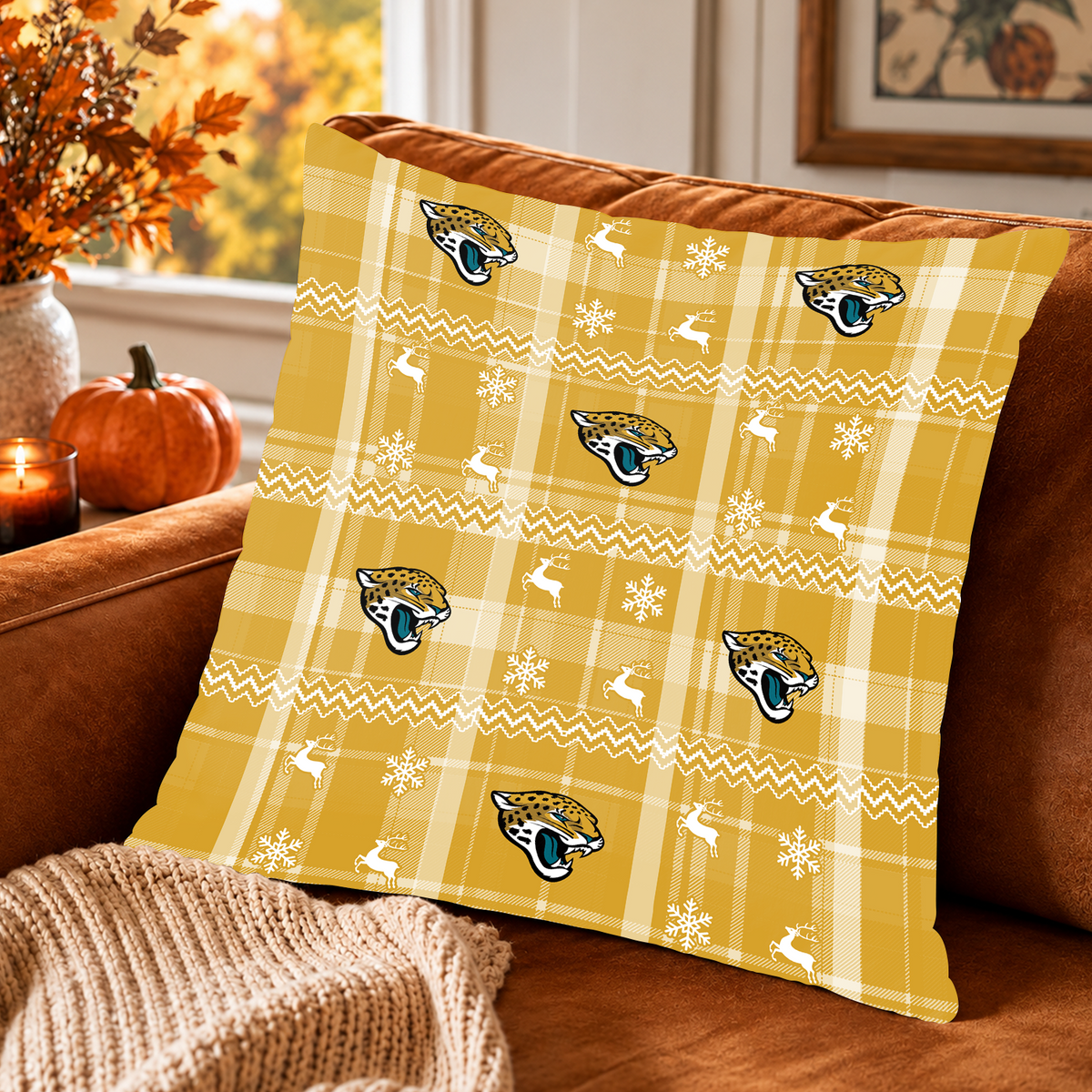 [TOUCHDOWN DEAL] NEW CUSTOMIZED NFL30 JSJ THE JAGUARS ENVELOPE PILLOW CASE
