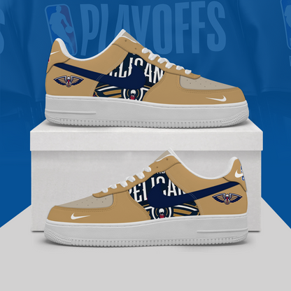 [SLAM DUNK DEAL] NEW CUSTOMIZED NBA30 NOP NEW ORLEANS PELICANS AF1 SHOES