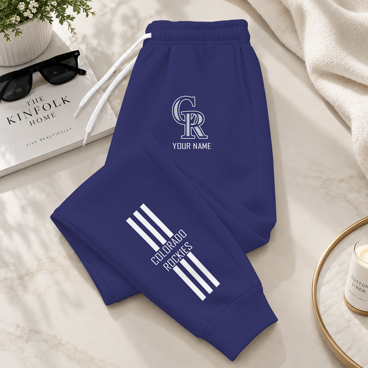 [HOMERUN DEAL] NEW CUSTOMIZED MLB30 COR COLORADO ROCKIES SWEATPANTS