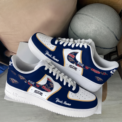[SLAM DUNK DEAL] NEW CUSTOMIZED NBA30 NOP NEW ORLEANS PELICANS AF1 SHOES