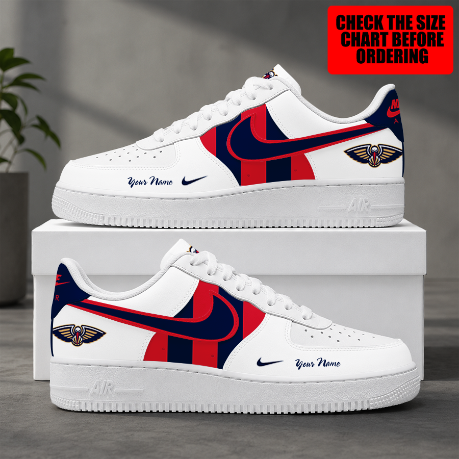 [SLAM DUNK DEAL] NEW CUSTOMIZED NBA30 NOP NEW ORLEANS PELICANS AF1 SHOES