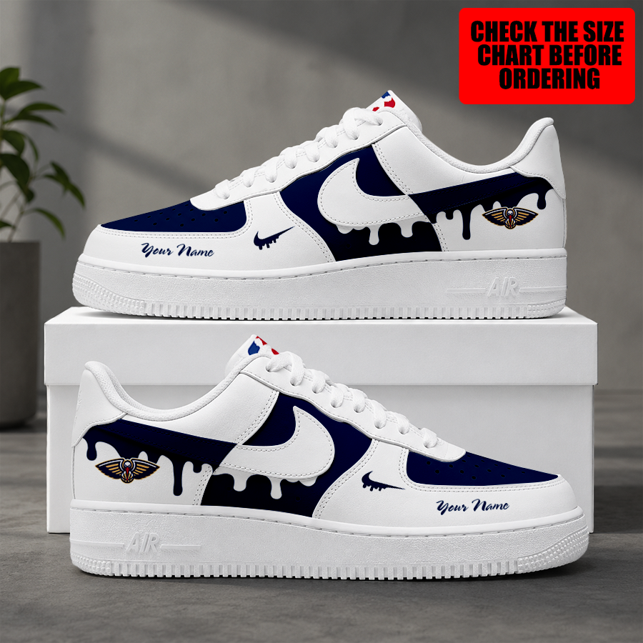 [SLAM DUNK DEAL] NEW CUSTOMIZED NBA30 NOP NEW ORLEANS PELICANS AF1 SHOES