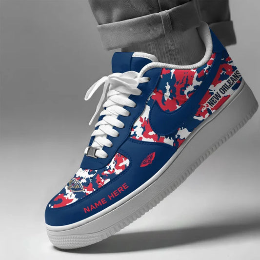 [SLAM DUNK DEAL] NEW CUSTOMIZED NBA30 NOP NEW ORLEANS PELICANS AF1 SHOES