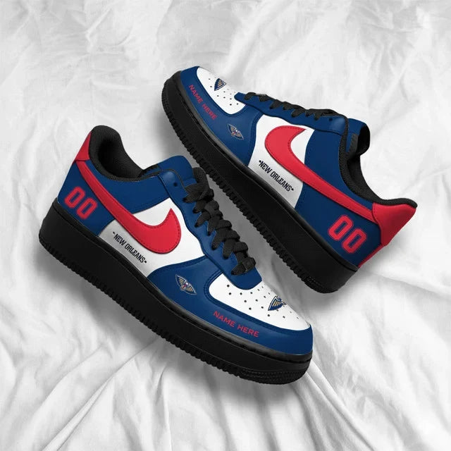 [SLAM DUNK DEAL] NEW CUSTOMIZED NBA30 NOP NEW ORLEANS PELICANS AF1 SHOES