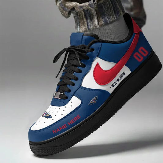 [SLAM DUNK DEAL] NEW CUSTOMIZED NBA30 NOP NEW ORLEANS PELICANS AF1 SHOES