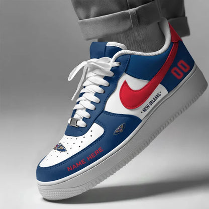 [SLAM DUNK DEAL] NEW CUSTOMIZED NBA30 NOP NEW ORLEANS PELICANS AF1 SHOES