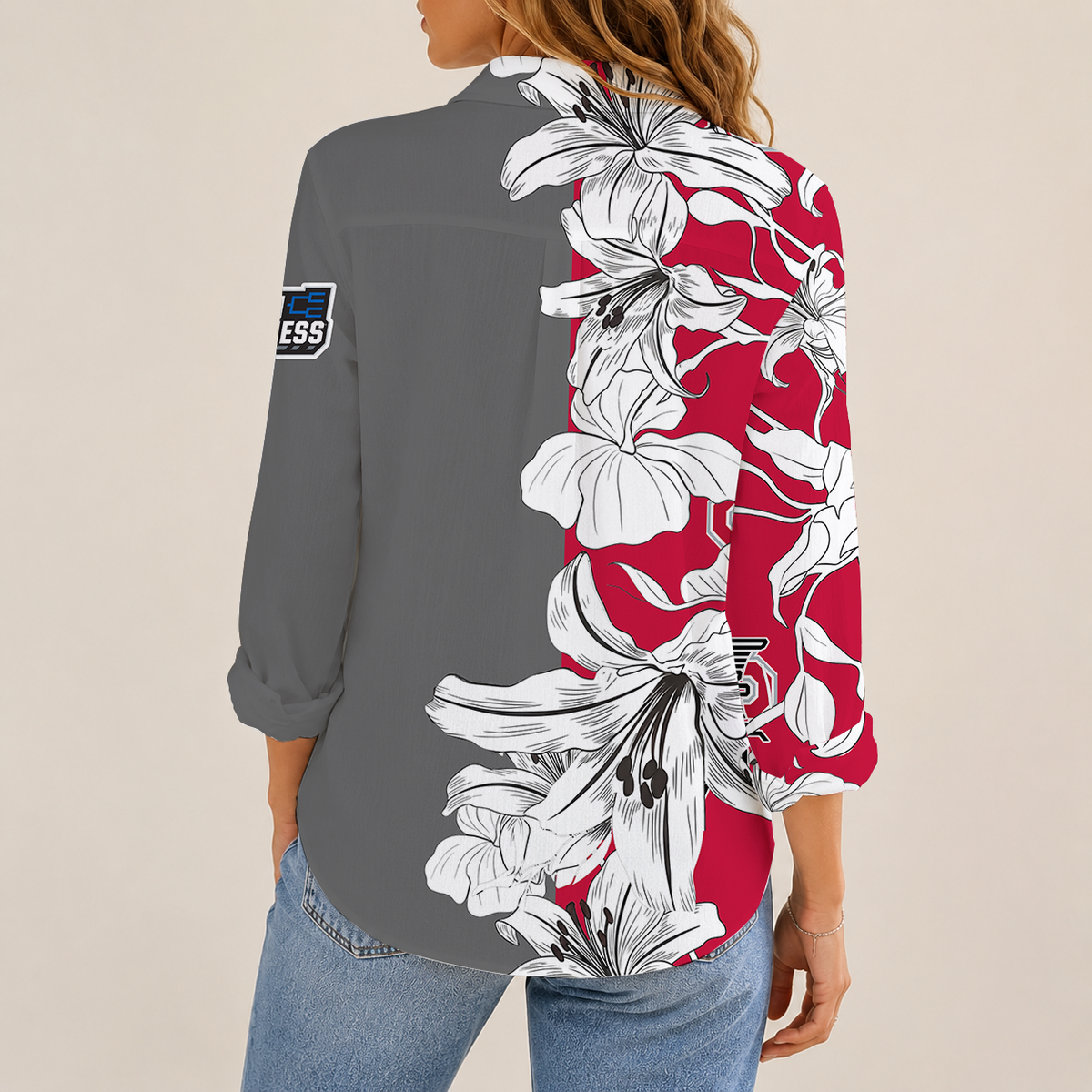 [SLAM DUNK DEAL] NEW CUSTOMIZED NCAA MAM30 OSB OHIO STATE BUCKEYES STRAPPY WOMEN CASUAL SHIRT