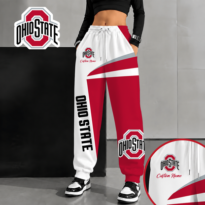 [SLAM DUNK DEAL] NEW CUSTOMIZED NCAA MAM30 OSB OHIO STATE BUCKEYES SWEATPANTS