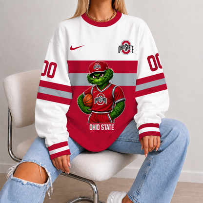 [SLAM DUNK DEAL] NEW CUSTOMIZED NCAA MAM30 OSB OHIO STATE BUCKEYES STRAPPY UNISEX SWEATSHIRT
