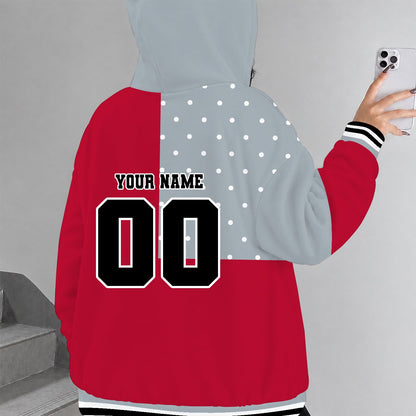 [SLAM DUNK DEAL] NEW CUSTOMIZED NCAA MAM30 OSB OHIO STATE BUCKEYES STRAPPY ZIP HOODIE