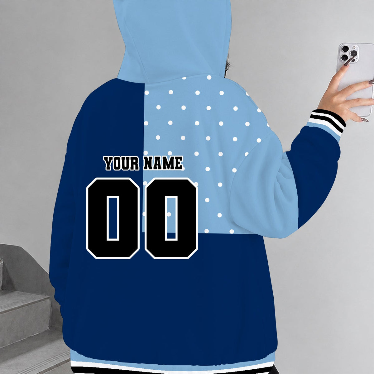 [GOAL DEAL] NEW CUSTOMIZED MLS30 SKC SPORTING KANSAS CITY ZIP HOODIE