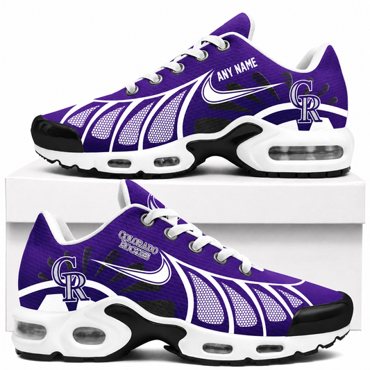 [HOMERUN DEAL] NEW CUSTOMIZED MLB30 COR COLORADO ROCKIES AIR MAX PLUS SNEAKERS