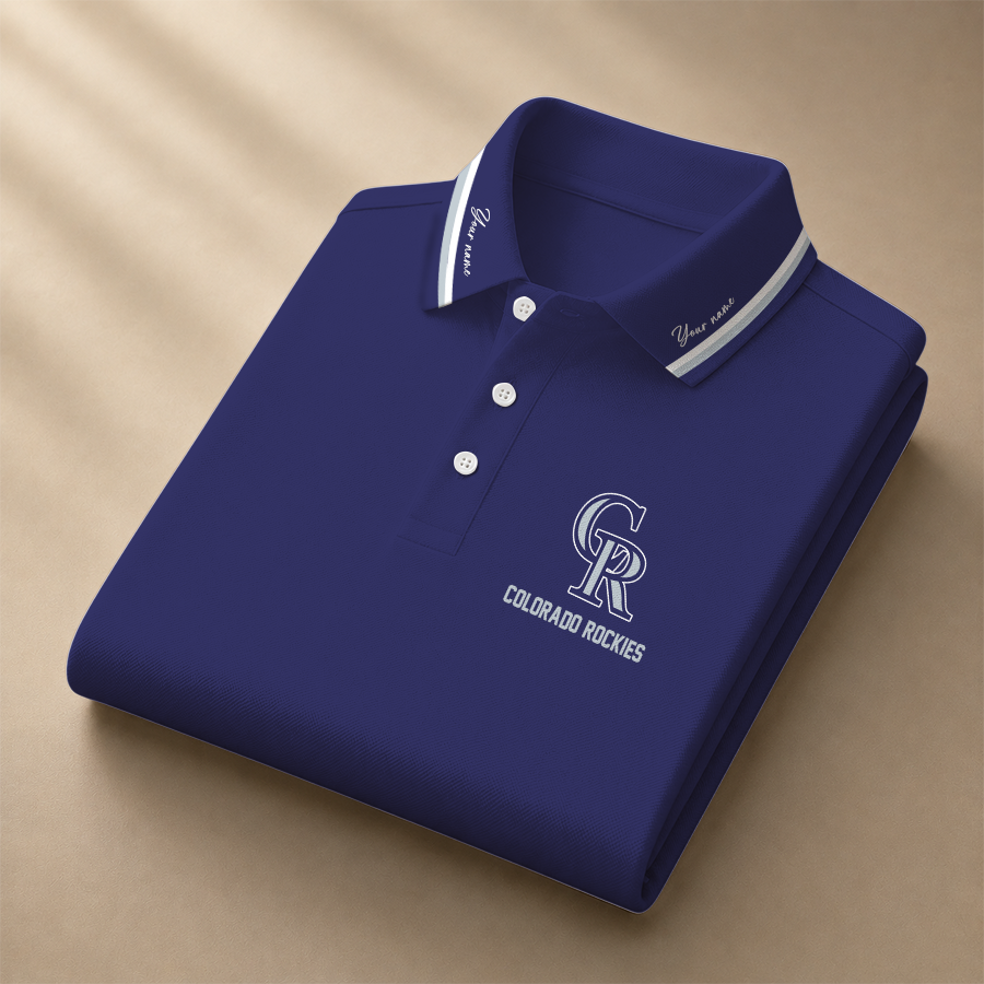 [HOMERUN DEAL] NEW CUSTOMIZED MLB30 COR COLORADO ROCKIES POLO SHIRT
