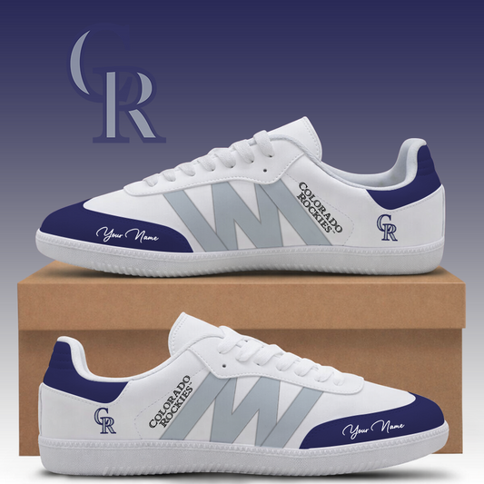 [HOMERUN DEAL] NEW CUSTOMIZED MLB30 COR COLORADO ROCKIES CLASSIC SNEAKERS
