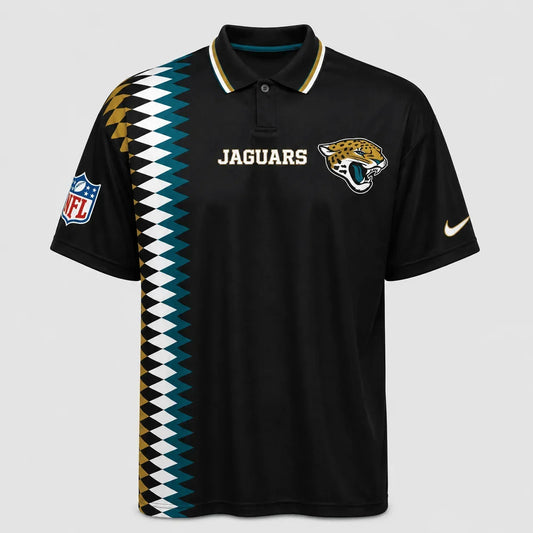 [TOUCHDOWN DEAL] NEW CUSTOMIZED NFL30 JSJ JACKSONVILLE JAGUARS POLO SHIRT
