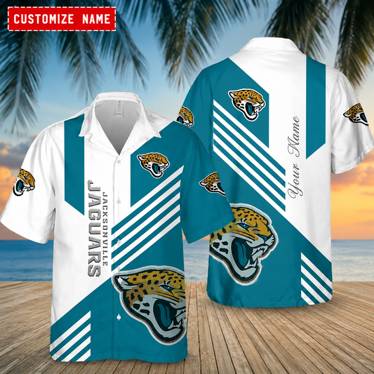 [TOUCHDOWN DEAL] NEW CUSTOMIZED NFL30 JSJ JACKSONVILLE JAGUARS UNISEX HAWAIIAN SHIRT