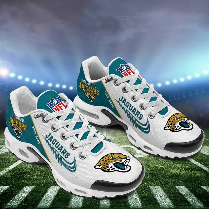 [TOUCHDOWN DEAL] NEW CUSTOMIZED NFL30 JSJ JACKSONVILLE JAGUARS AIR MAX PLUS SNEAKERS