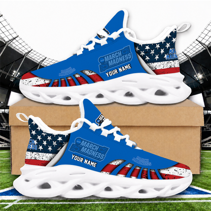 [SLAM DUNK DEAL] NEW CUSTOMIZED NCAA MAM31 MAM MARCH MADNESS STRAPPY UNISEX CLUNKY SNEAKERS
