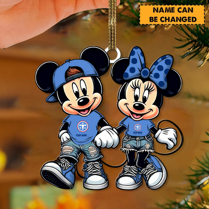 [TOUCHDOWN DEAL] NEW CUSTOMIZED NFL31 TST TENNESSEE TITANS CHRISTMAS ACRYLIC ORNAMENT