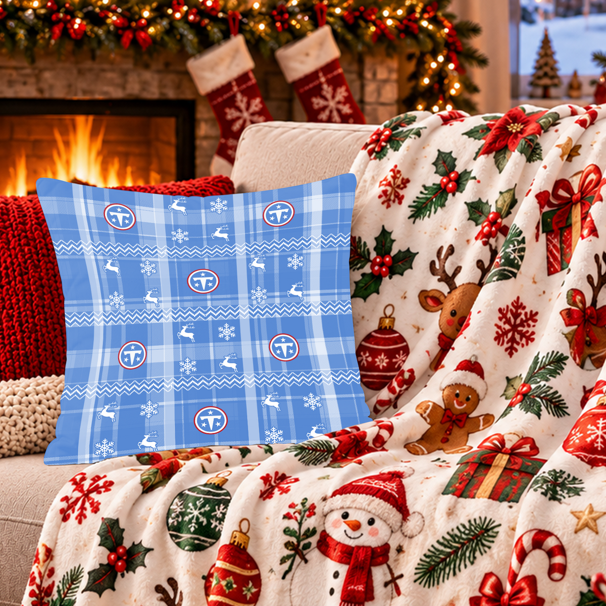 [TOUCHDOWN DEAL] NEW CUSTOMIZED NFL31 TST THE TITANS ENVELOPE PILLOW CASE