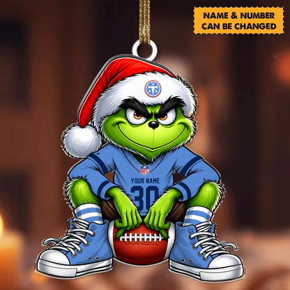 [TOUCHDOWN DEAL] NEW CUSTOMIZED NFL31 TST TENNESSEE TITANS CHRISTMAS ACRYLIC ORNAMENT