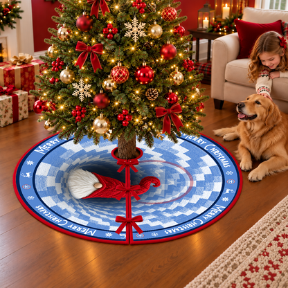 [TOUCHDOWN DEAL] NEW CUSTOMIZED NFL31 TST THE TITANS CHRISTMAS TREE SKIRT
