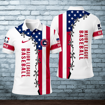 [HOMERUN DEAL] NEW CUSTOMIZED MLB31 MAJOR LEAGUE BASEBALL POLO SHIRT