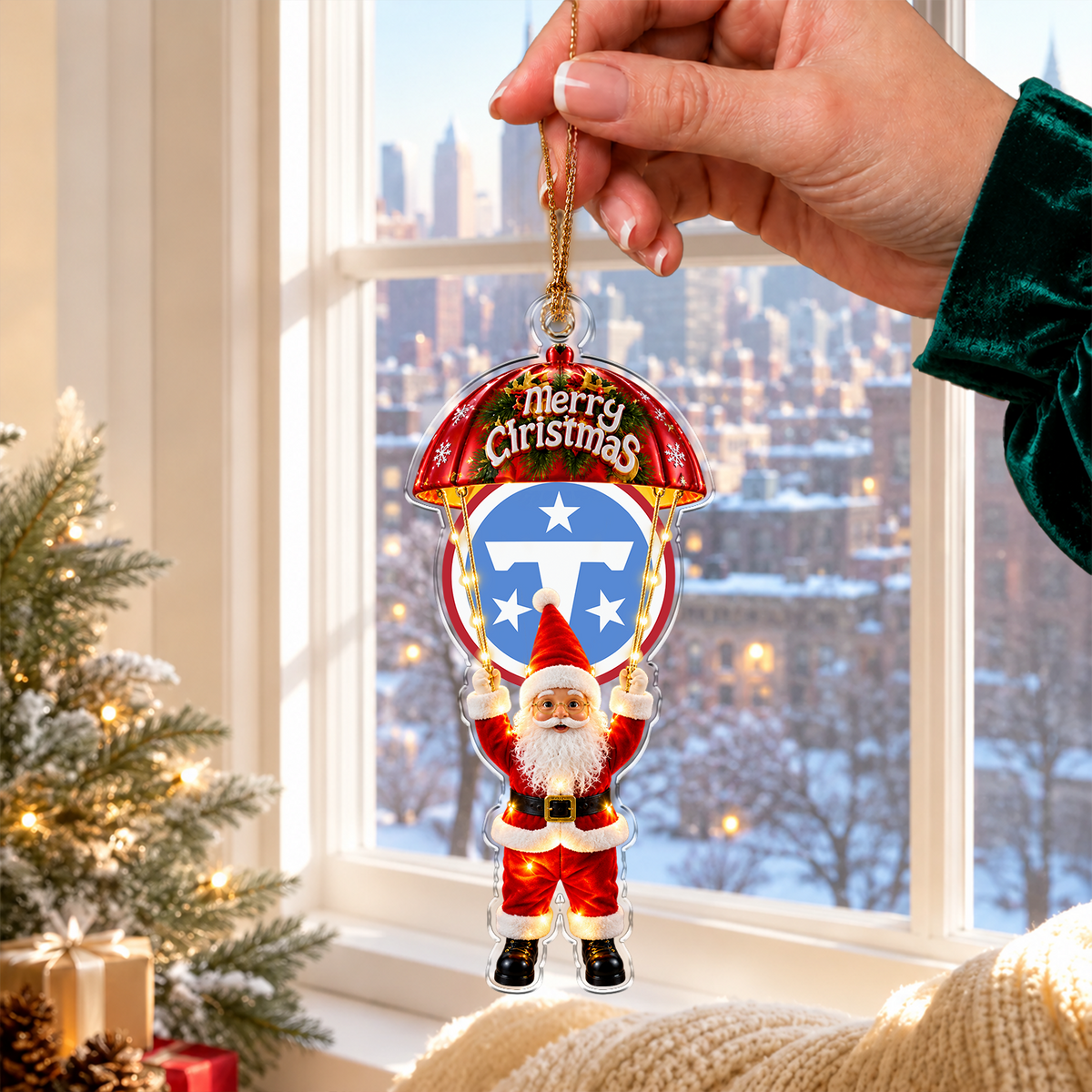 [TOUCHDOWN DEAL] NEW CUSTOMIZED NFL31 TST TENNESSEE TITANS CHRISTMAS ACRYLIC ORNAMENT