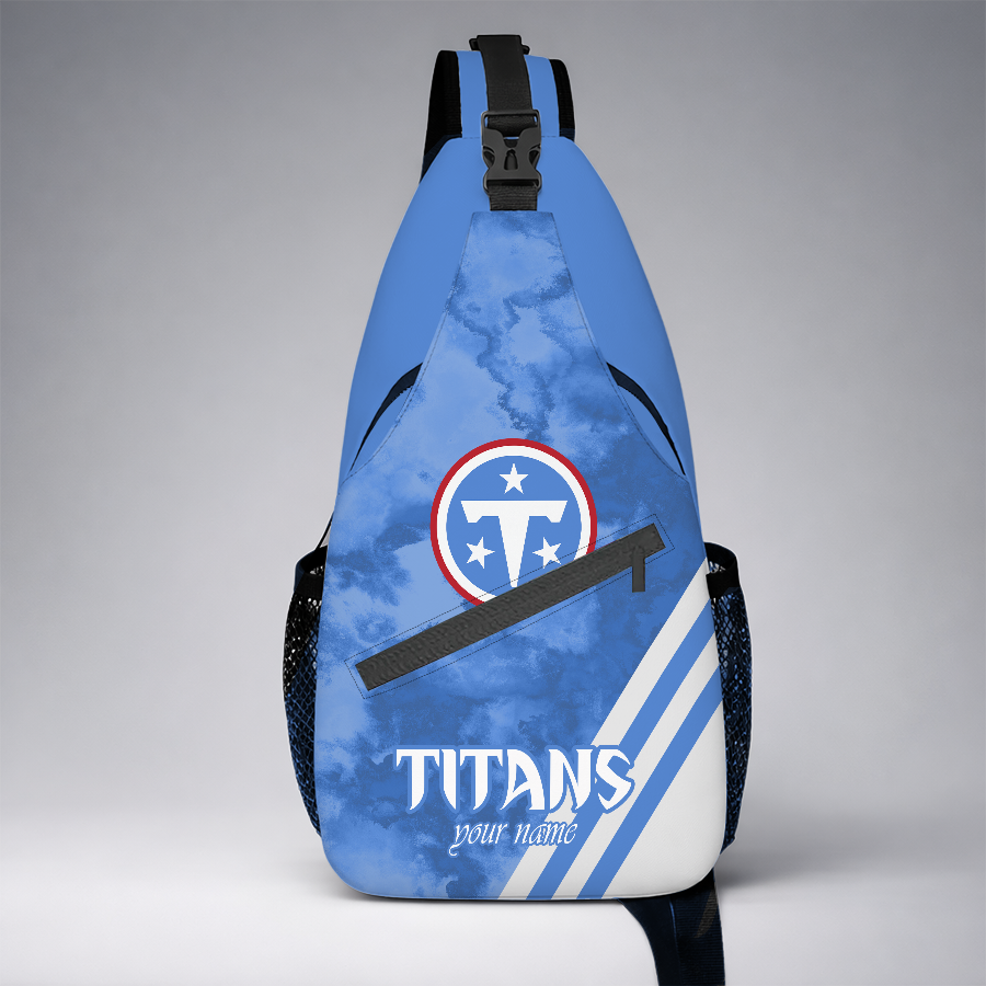[TOUCHDOWN DEAL] NEW CUSTOMIZED NFL31 TST TENNESSEE TITANS SLING BAG