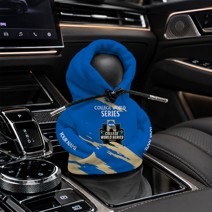 [HOMERUN DEAL] NEW CUSTOMIZED NCAA CWS31 CWS COLLEGE WORLD SERIES AUTOMOTIVE HOODIE SHIFT KNOB COVER