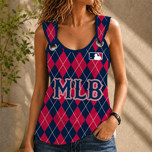 [HOMERUN DEAL] NEW CUSTOMIZED MLB31 MAJOR LEAGUE BASEBALL O-RING SHOULDER TANK TOP