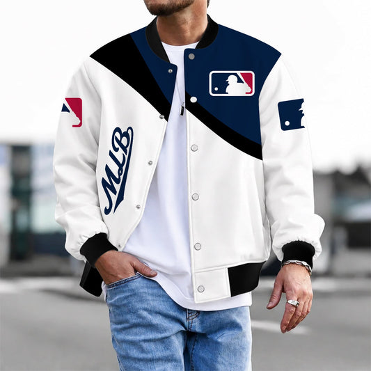 [HOMERUN DEAL] NEW CUSTOMIZED MLB31 MAJOR LEAGUE BASEBALL SATIN VARSITY & BASEBALL JACKET
