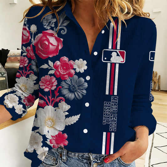 [HOMERUN DEAL] NEW CUSTOMIZED MLB31 MAJOR LEAGUE BASEBALL WOMEN'S CASUAL SHIRT