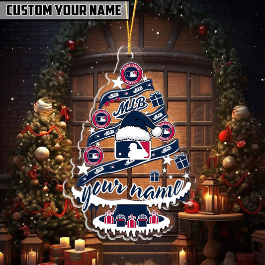[HOMERUN DEAL] NEW CUSTOMIZED MLB31 MAJOR LEAGUE BASEBALL CHRISTMAS ACRYLIC ORNAMENT