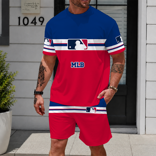 [HOMERUN DEAL] NEW CUSTOMIZED MLB31 MAJOR LEAGUE BASEBALL UNISEX T-SHIRT & SHORTS SET