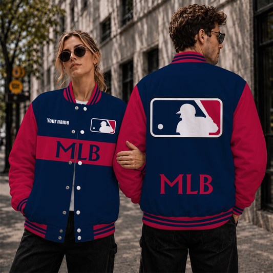 [HOMERUN DEAL] NEW CUSTOMIZED MLB31 MAJOR LEAGUE BASEBALL SATIN VARSITY & BASEBALL JACKET