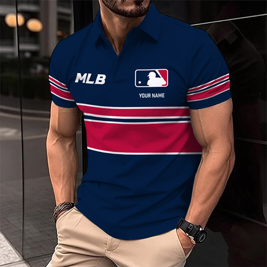 [HOMERUN DEAL] NEW CUSTOMIZED MLB31 MAJOR LEAGUE BASEBALL POLO SHIRT
