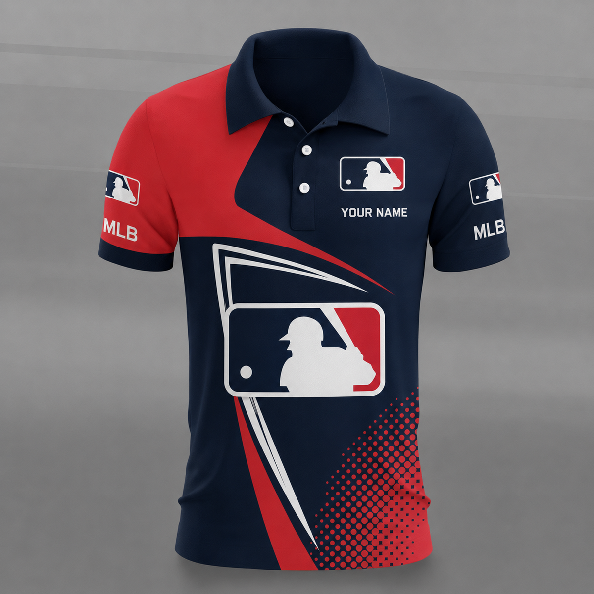 [HOMERUN DEAL] NEW CUSTOMIZED MLB31 MAJOR LEAGUE BASEBALL POLO SHIRT