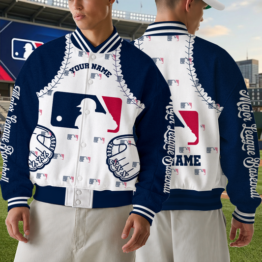 [HOMERUN DEAL] NEW CUSTOMIZED MLB31 MAJOR LEAGUE BASEBALL SATIN VARSITY & BASEBALL JACKET