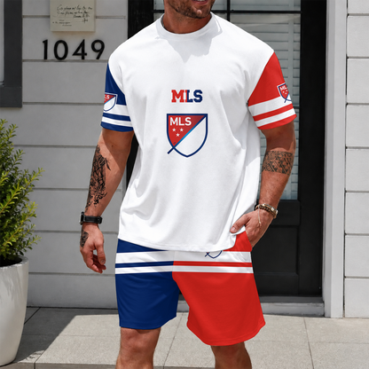 [GOAL DEAL] NEW CUSTOMIZED MLS31 MLS MAJOR LEAGUE SOCCER UNISEX T-SHIRT & SHORTS SET