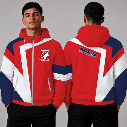 [GOAL DEAL] NEW CUSTOMIZED MLS31 MLS MAJOR LEAGUE SOCCER WINDBREAKER JACKET