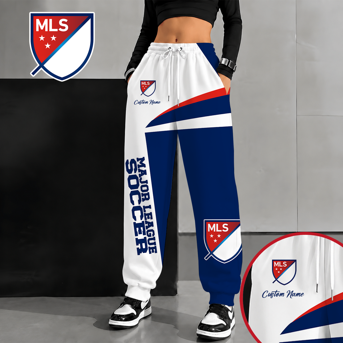[GOAL DEAL] NEW CUSTOMIZED MLS31 MLS MAJOR LEAGUE SOCCER SWEATPANTS