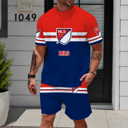 [GOAL DEAL] NEW CUSTOMIZED MLS31 MLS MAJOR LEAGUE SOCCER UNISEX T-SHIRT & SHORTS SET