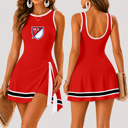 [GOAL DEAL] NEW CUSTOMIZED MLS31 MLS MAJOR LEAGUE SOCCER WOMEN'S SUMMER SKORT DRESS