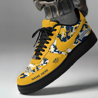 [PUCK DROP DEAL] NEW CUSTOMIZED NHL31 NVP NASHVILLE PREDATORS AF1 SHOES